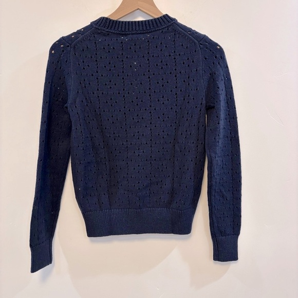 JCREW point sir navy crew neck sweater NWT - Picture 5 of 5